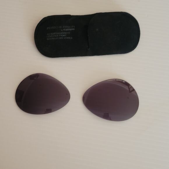 Carrera Porsche Design Replacement Lenses-75 mm Teardrop with case - Picture 1 of 11